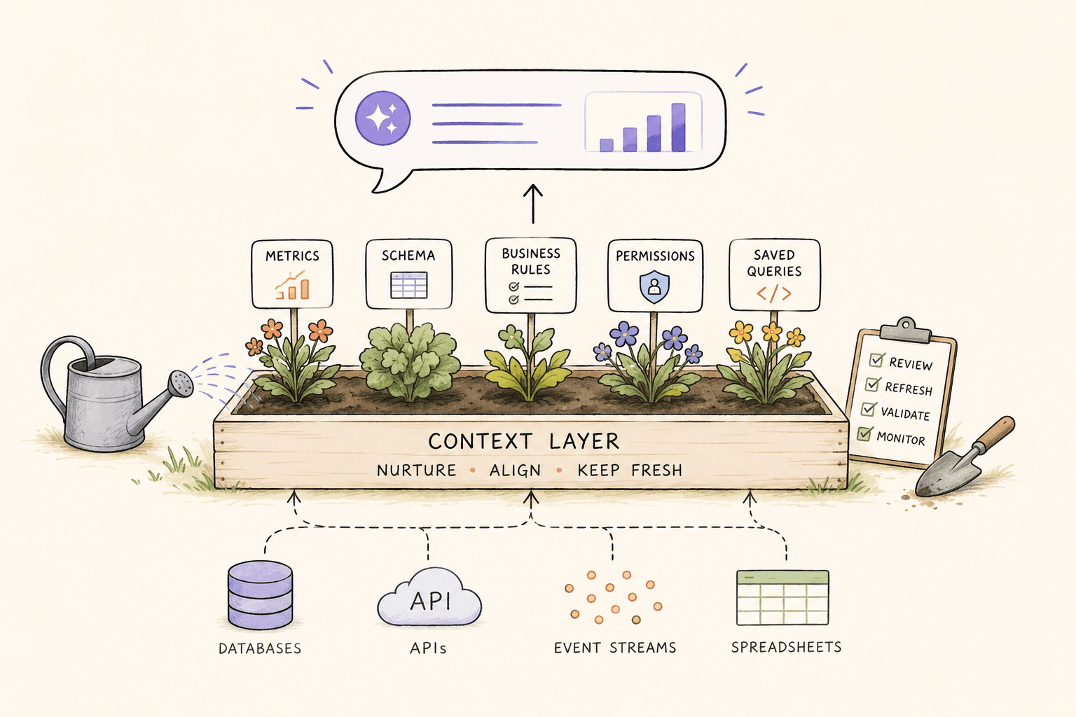 What it takes to maintain an agentic analytics stack