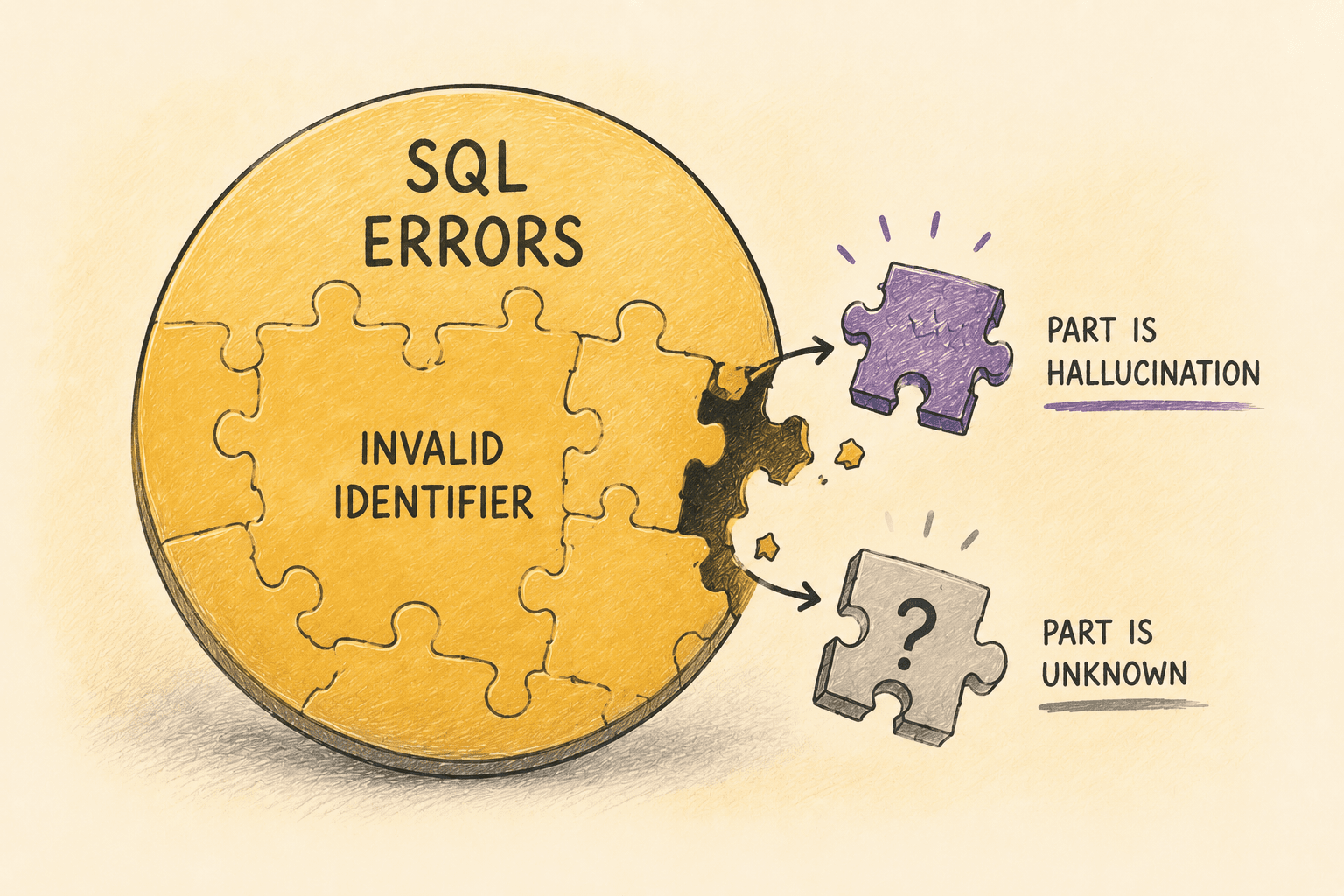 Not every LLM SQL error is a hallucination